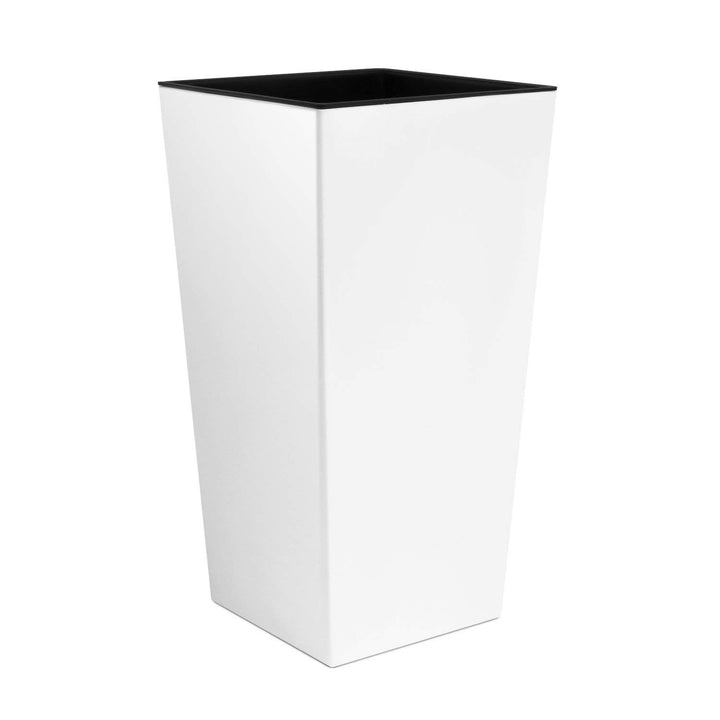 Pot de fleurs avec insert Prosperplast Urbi Square DURS265-S449 - blanc