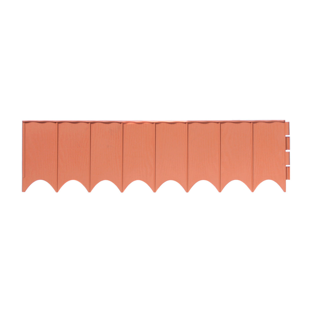 Gazon tuinborder 5,9 m IKRR terracotta kleur