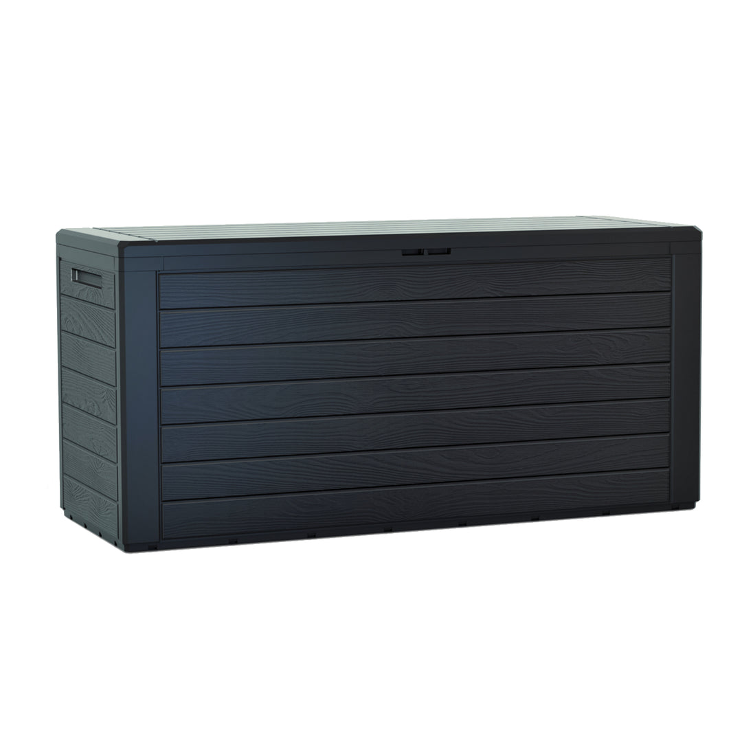 Coffre de jardin 280L Prosperplast Jardinière Woodebox MBWL280-S433 - anthracite