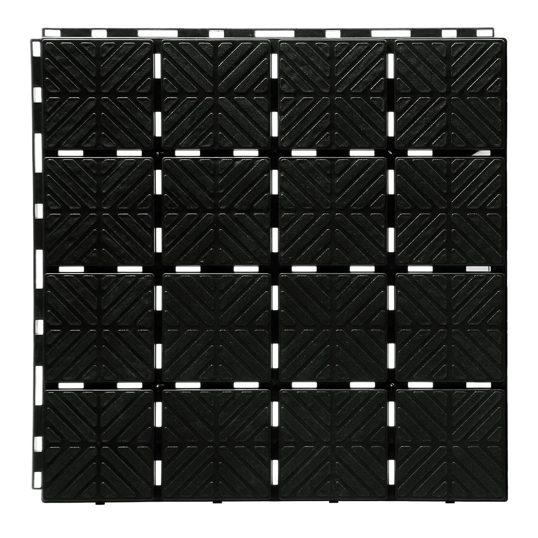 Tuinstoep Vloerplaat voor 1,5 m² Easy Square IES40 zwart
