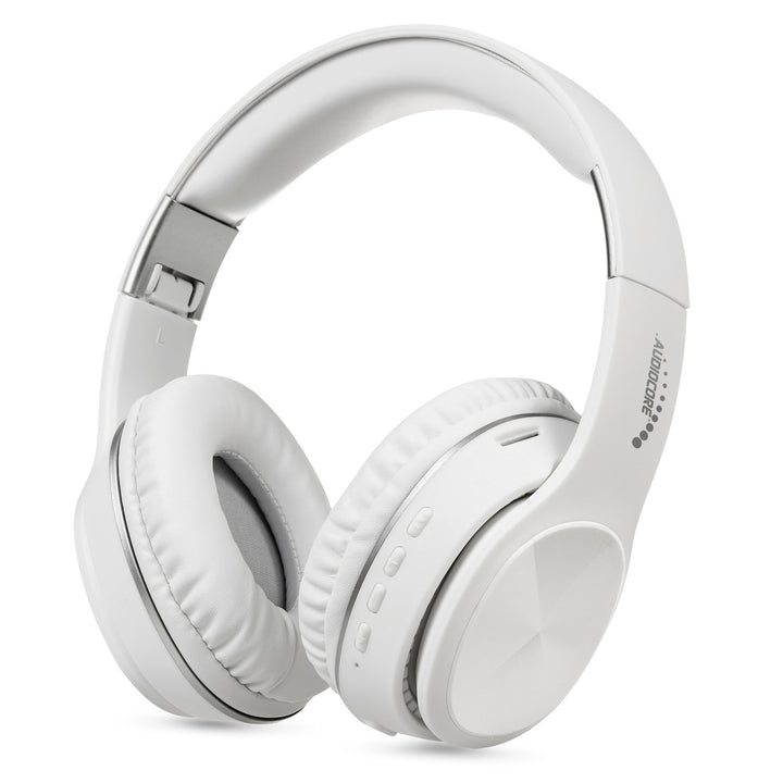 Casque sans fil V5.0 + EDR bluetooth radio MP3 SD Audiocore AC705 W blanc