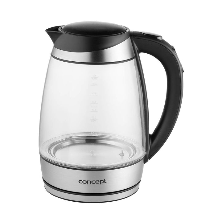 Bouilloire électrique en verre de 1,7 L avec contrôle de la température Concept RK4120