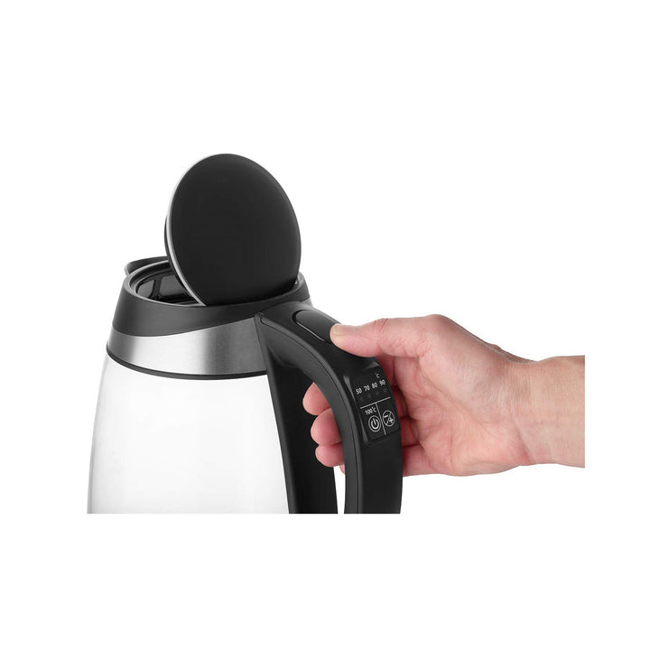 Bouilloire électrique en verre de 1,7 L avec contrôle de la température Concept RK4120