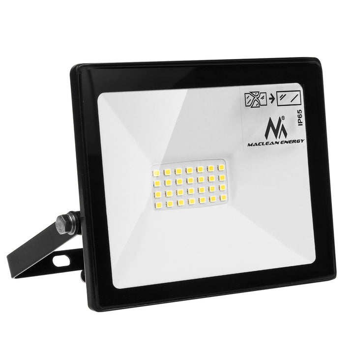 Slanke LED-schijnwerper 20W 1600lm 4000K Maclean Energy MCE520 NW IP65 PREMIUM