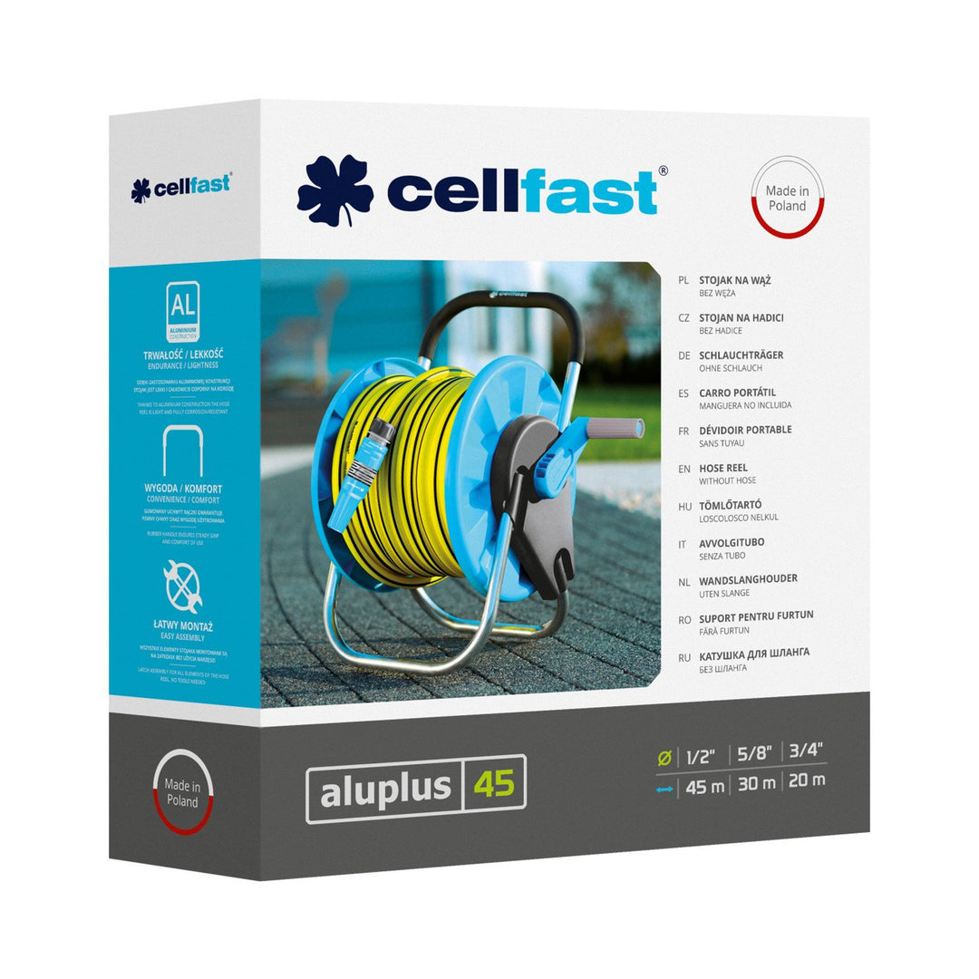 Haspelsteun voor Cellfast Aluplus tuinslang 1/2" 45m