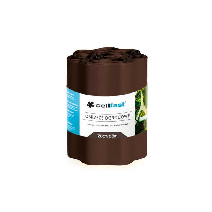 Bord de jardin 20cm x 9m Cellfast marron