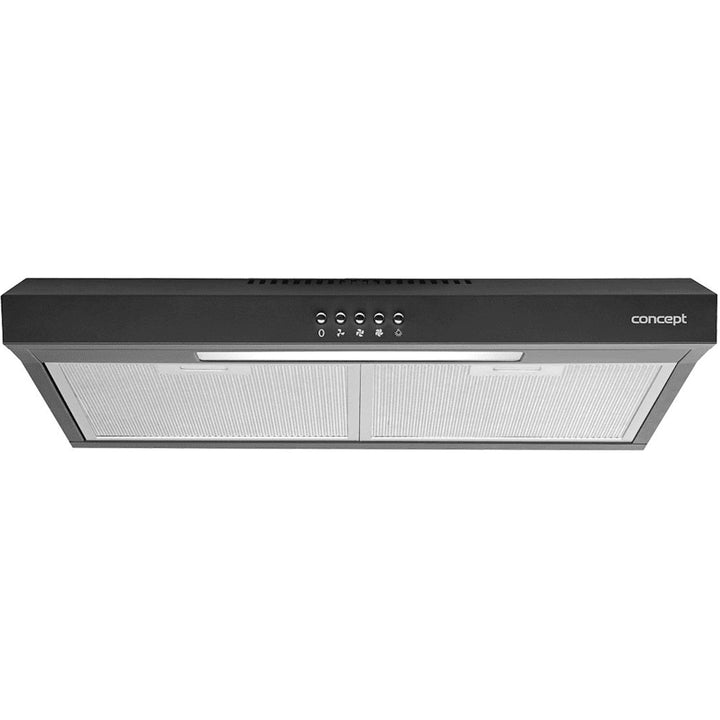 Zwarte onderkastkap 60cm Concept OPP1260BC Ultra Slim