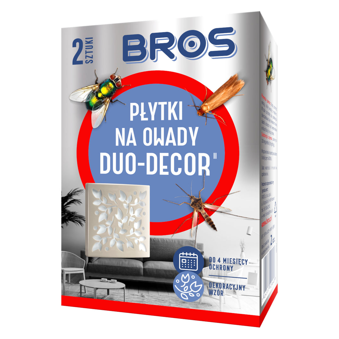 Lot de 2 pièges tuiles décoratifs pour insectes Bros Duo-Decor