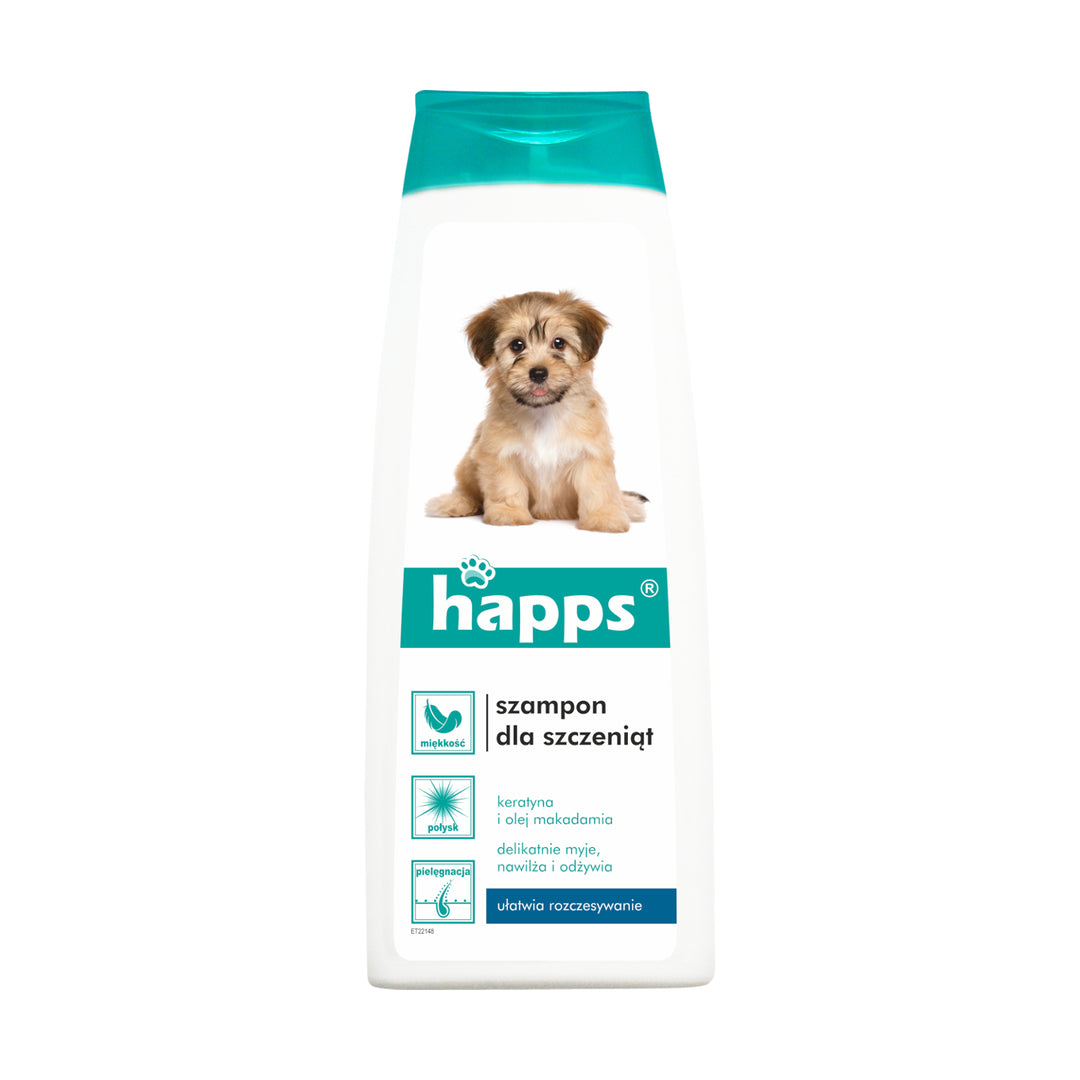 Zachte verzorgende shampoo voor puppy's 200ml Happs Bros