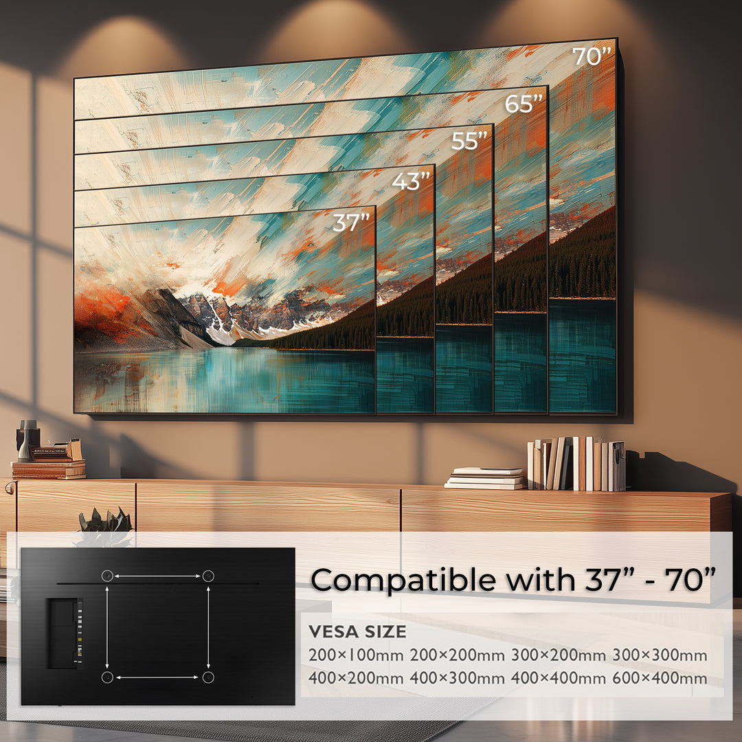 Maclean MC-891 TV Support TV électrique au-dessus de la cheminée Vesa max 600x400 télécommande pour TV 37"-70" 35kg