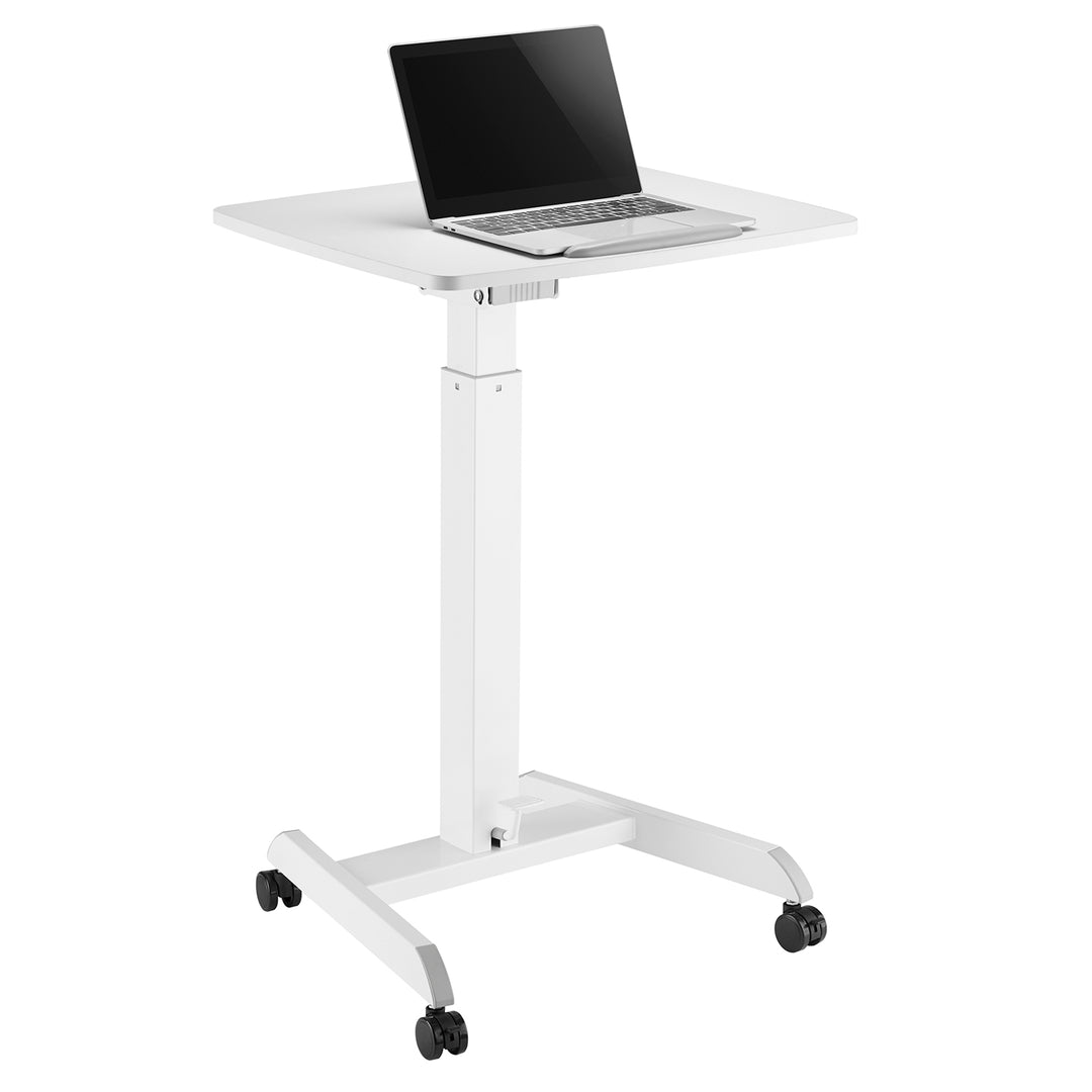 Bureau Maclean, réglable en hauteur, ressort à gaz, pour la position debout et assise, hauteur maximale 113cm, MC-892W