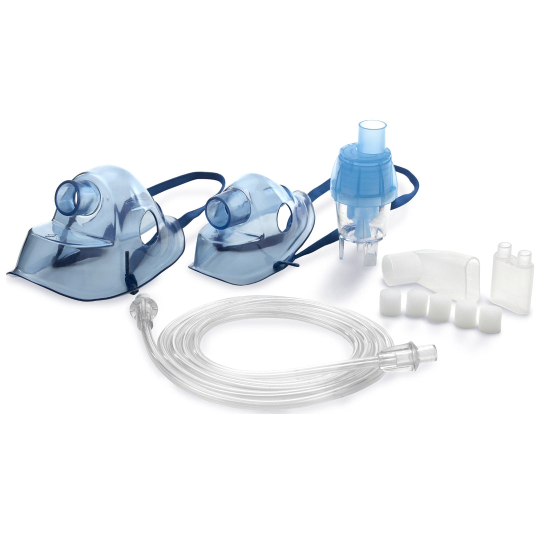 Omnibus-accessoires voor inhalatormasker voor kinderen en volwassenen Vernevelaar Luchtslang Filtertip Blauw