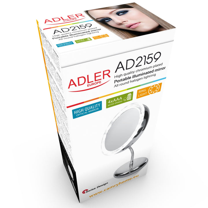 Miroir cosmétique avec lumière LED Adler AD 2159