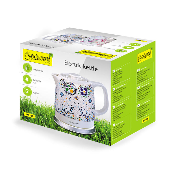 Bouilloire électrique en céramique 1,5L Maestro MR068 1500W
