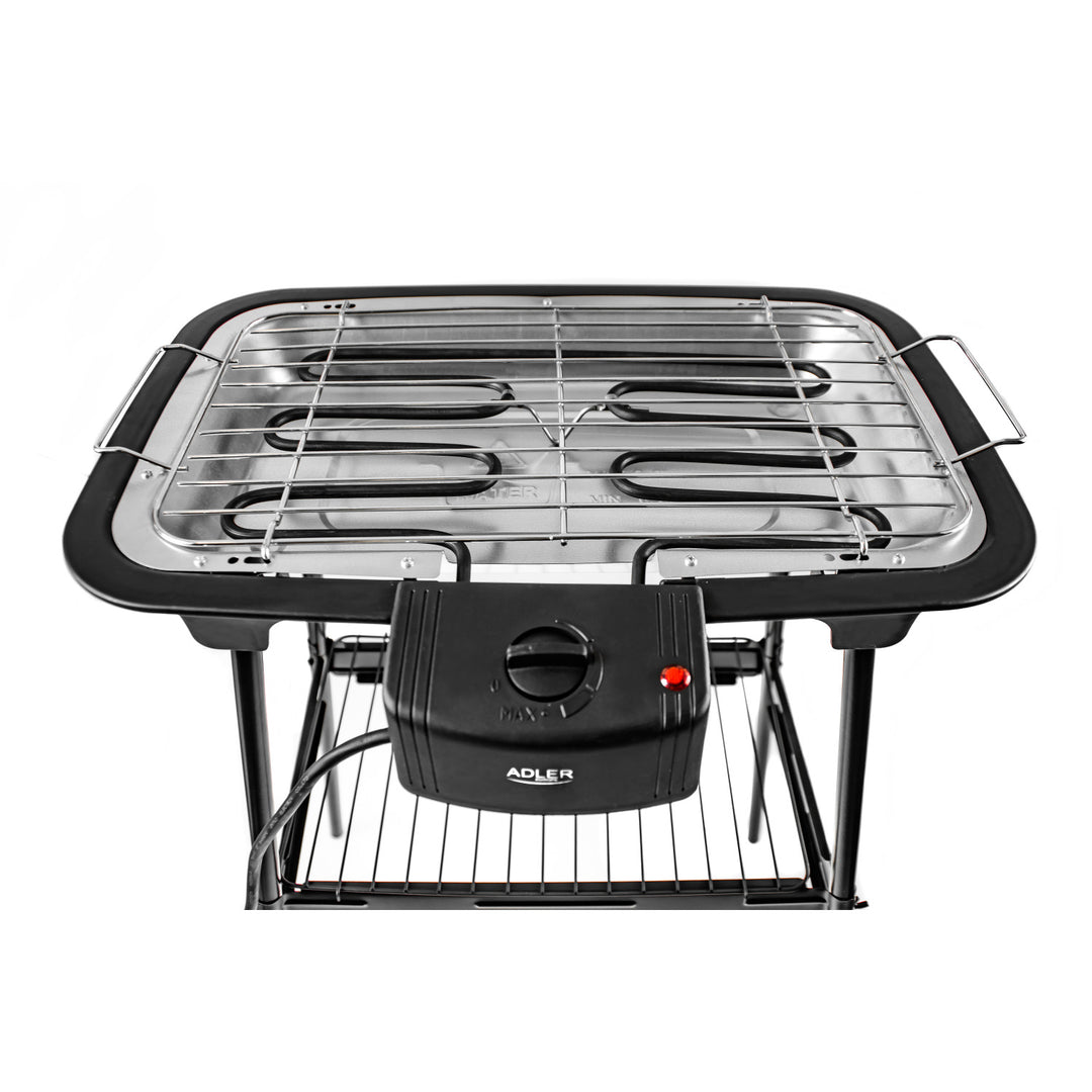 Elektrische barbecue Grill met steun Adler AD 6602