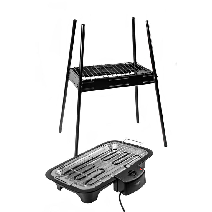 Elektrische barbecue Grill met steun Adler AD 6602