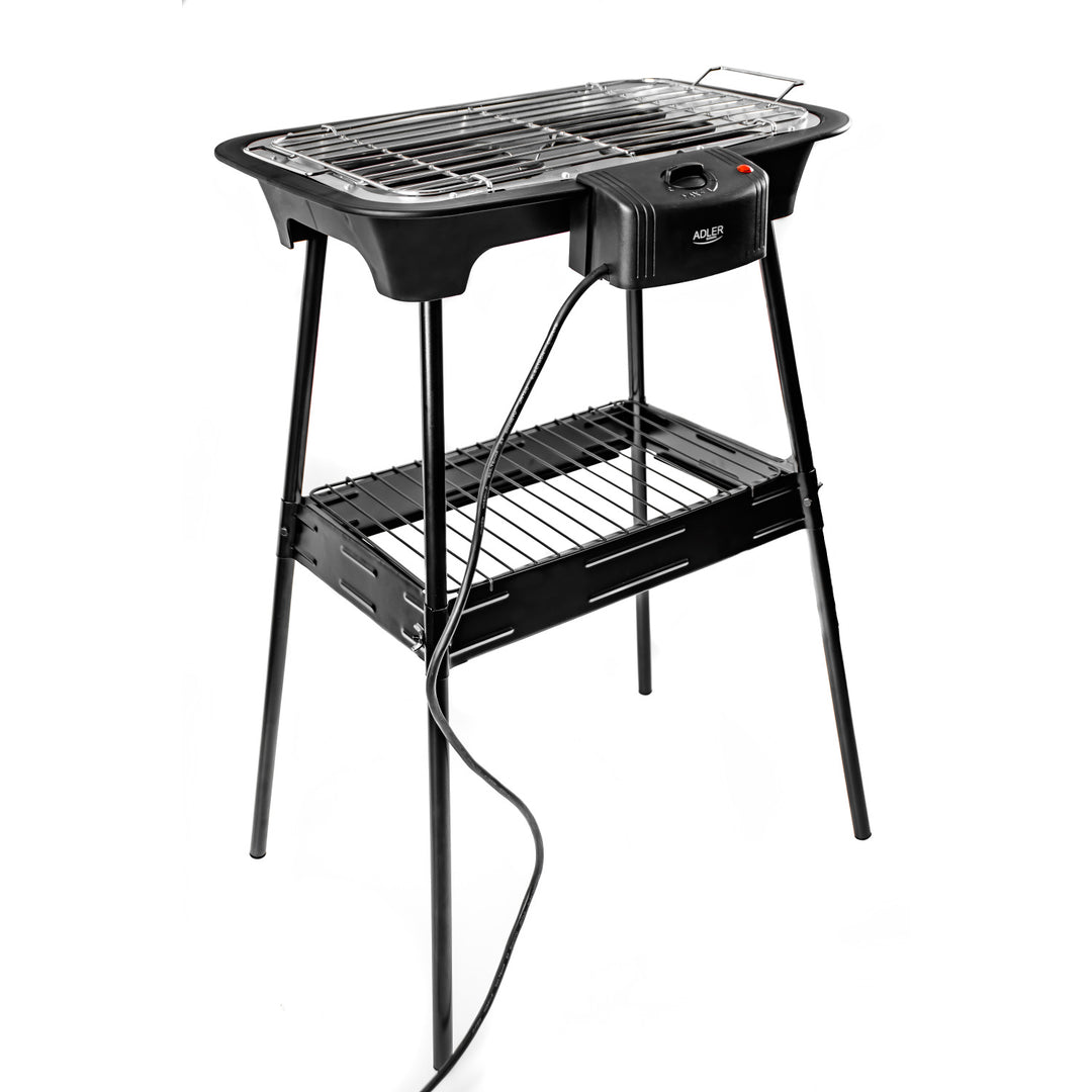Elektrische barbecue Grill met steun Adler AD 6602