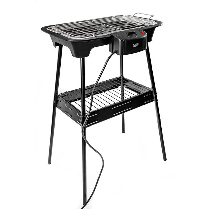 Elektrische barbecue Grill met steun Adler AD 6602