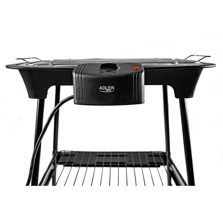 Elektrische barbecue Grill met steun Adler AD 6602