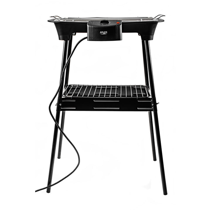 Elektrische barbecue Grill met steun Adler AD 6602