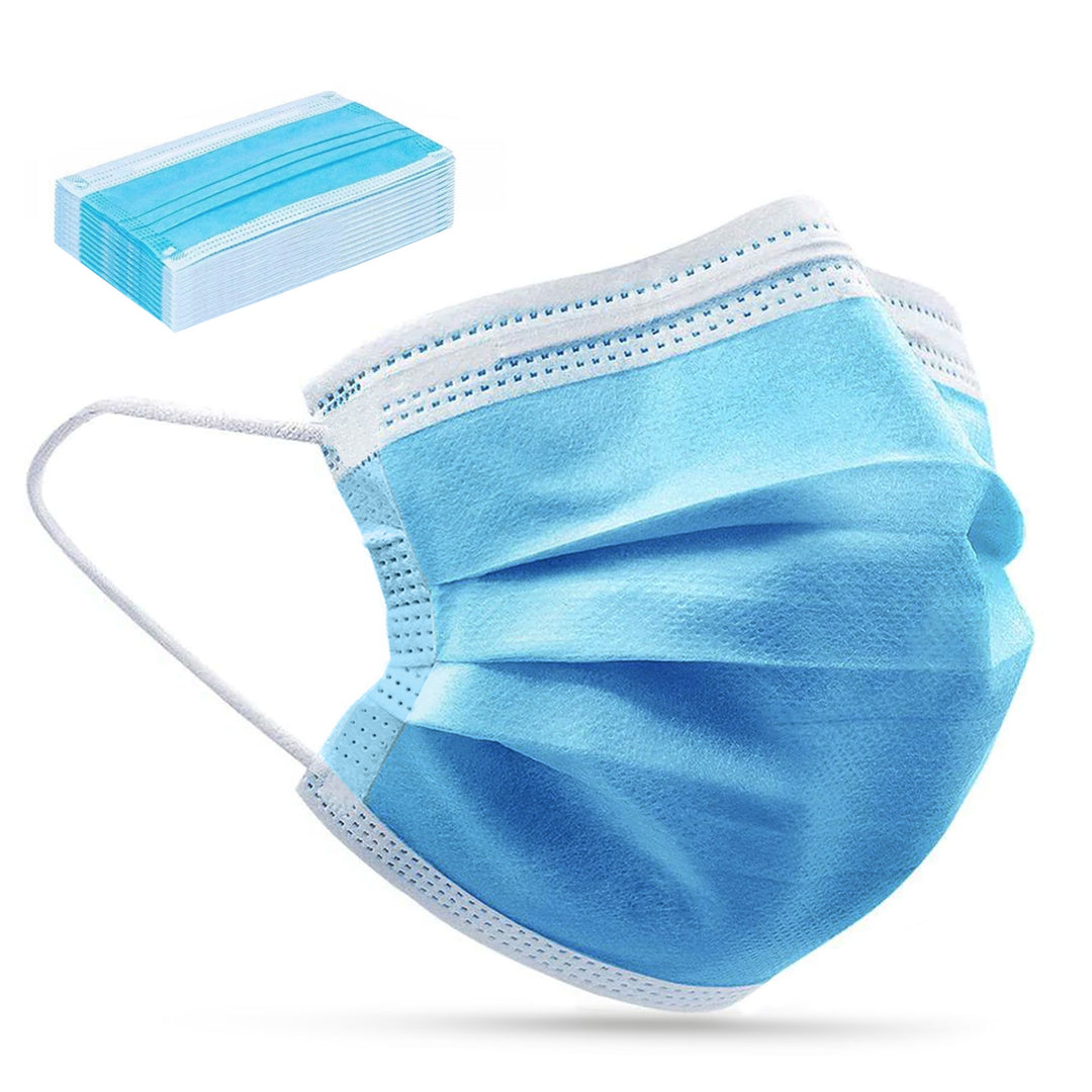 Promedix PR-280 Medische maskers CE EN 14683: 2019 - set - blauw 10 stuks BFE&gt;98%