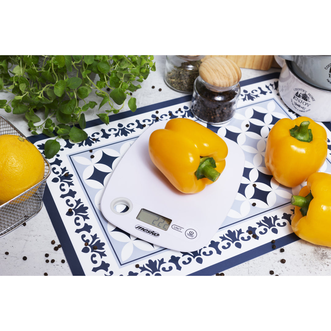 Balance de cuisine électronique LCD Mesko MS 3159w blanc
