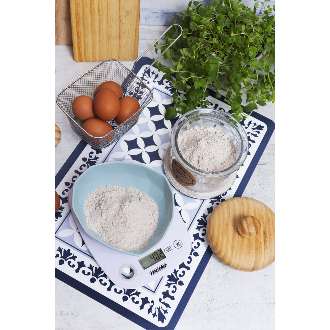 Balance de cuisine électronique LCD Mesko MS 3159w blanc
