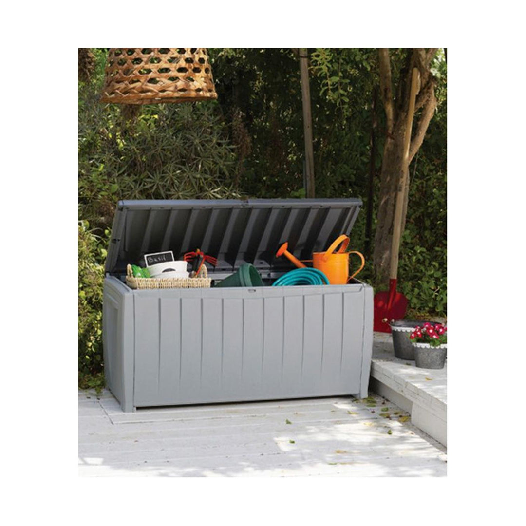 Tuinbak 340L Grijs en antraciet Keter Novel