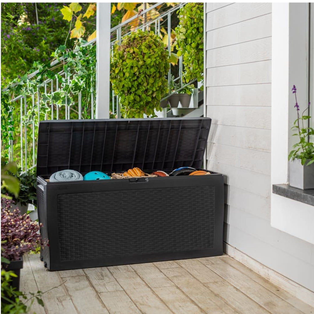 Keter Samoa Rotan tuinbak 270L antraciet
