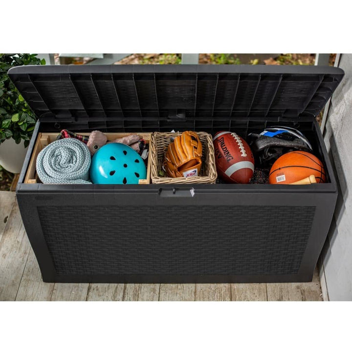 Keter Samoa Rotan tuinbak 270L antraciet