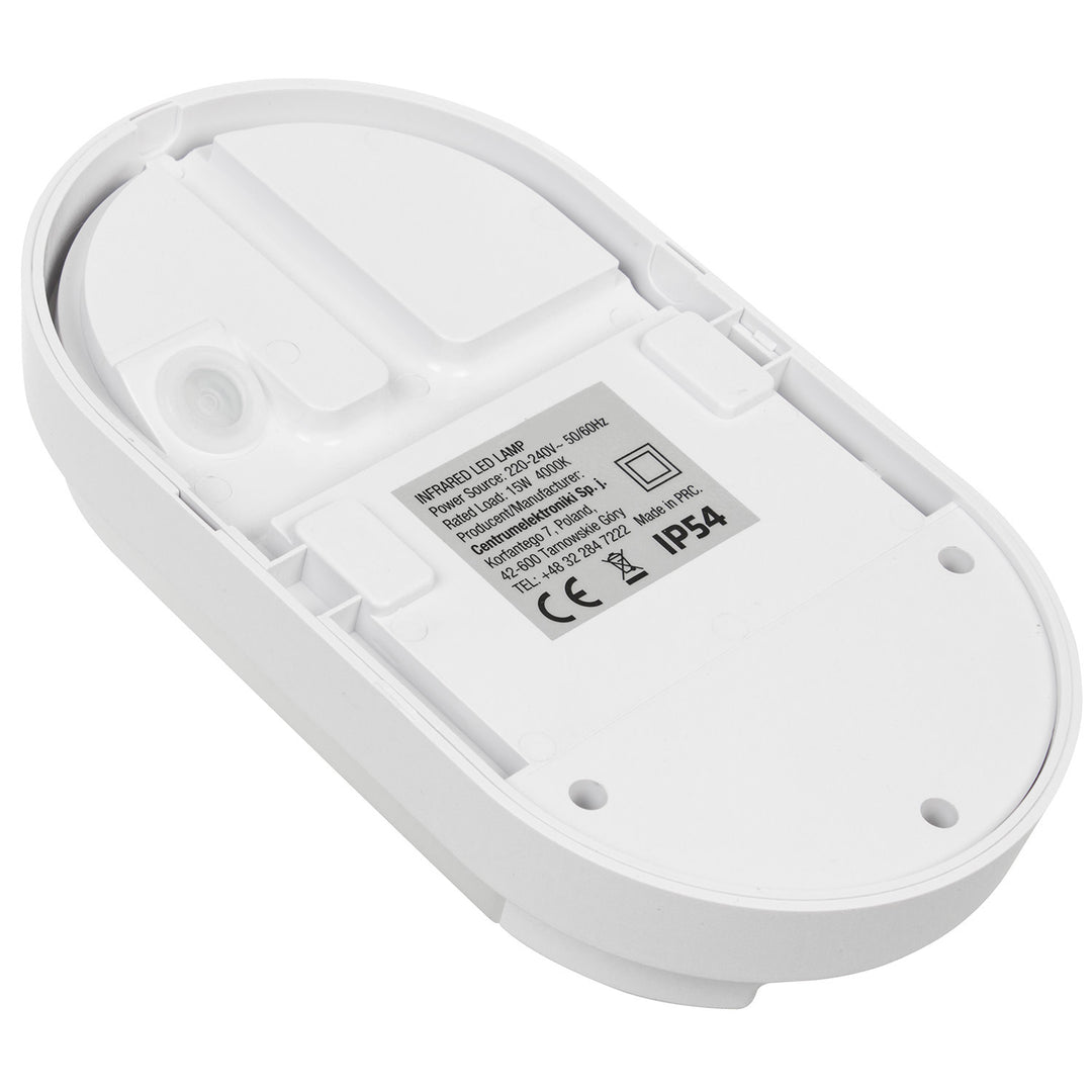 LED plafondlamp 15W IP54 1100lm wit Maclean Energy MCE341