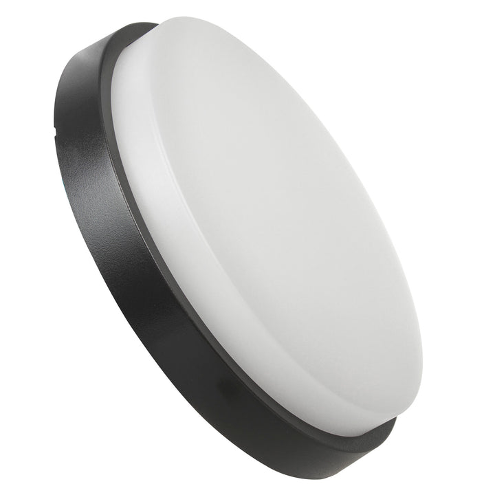 Lampe LED mural plafonnier 15W IP54 1100lm gris MCE342 Maclean Energy