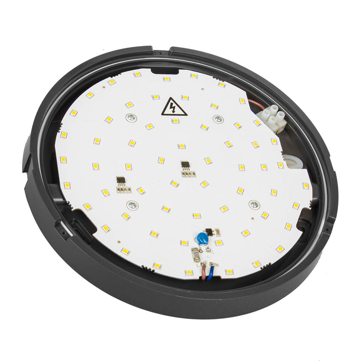 Lampe LED mural plafonnier 15W IP54 1100lm gris MCE342 Maclean Energy
