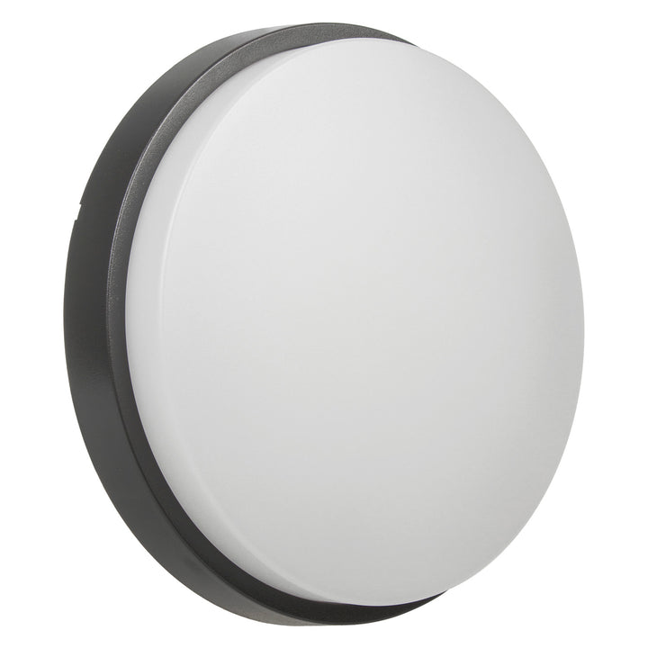 Lampe LED mural plafonnier 15W IP54 1100lm gris MCE342 Maclean Energy