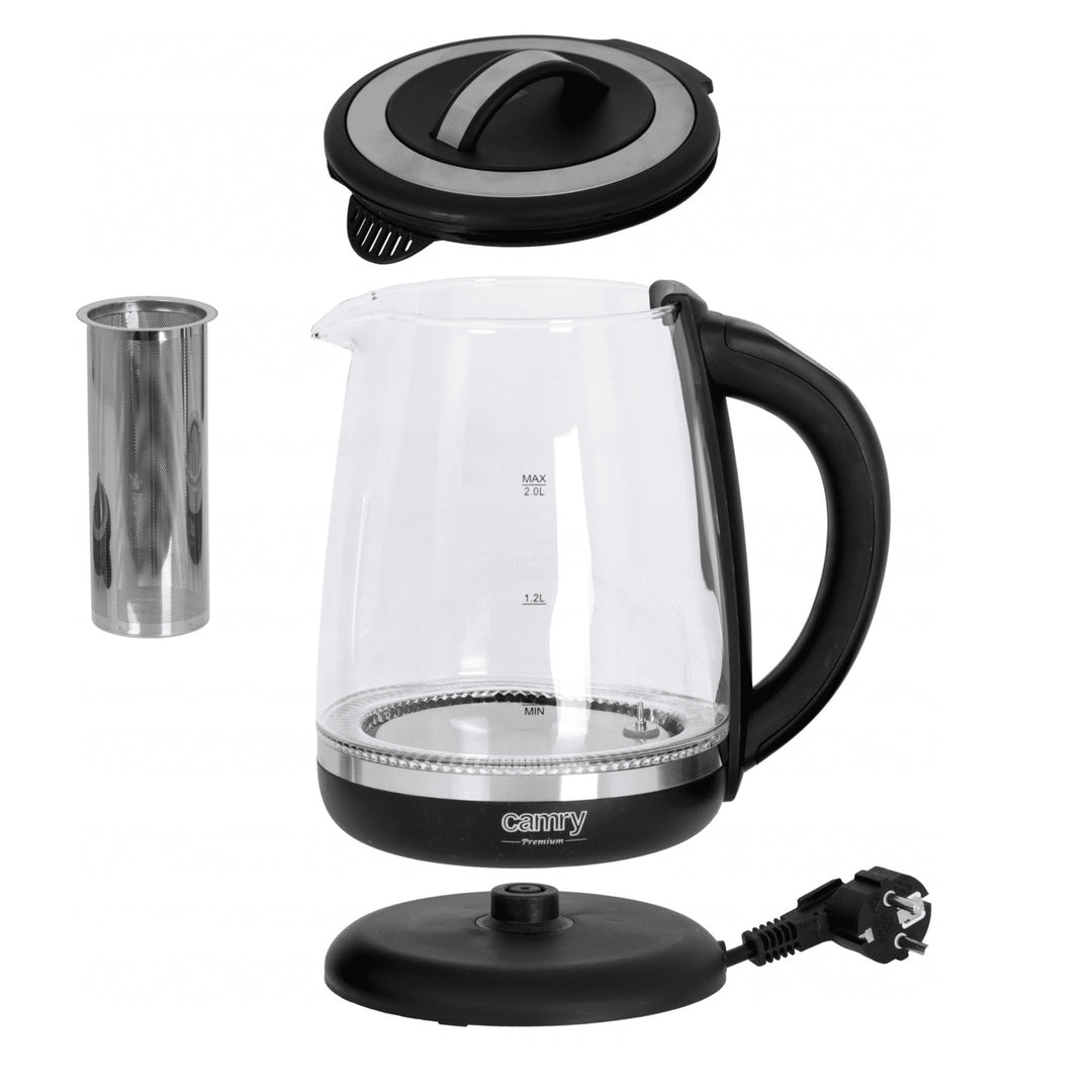 Théière avec contrôle de température infuseur 2L Camry CR 1290