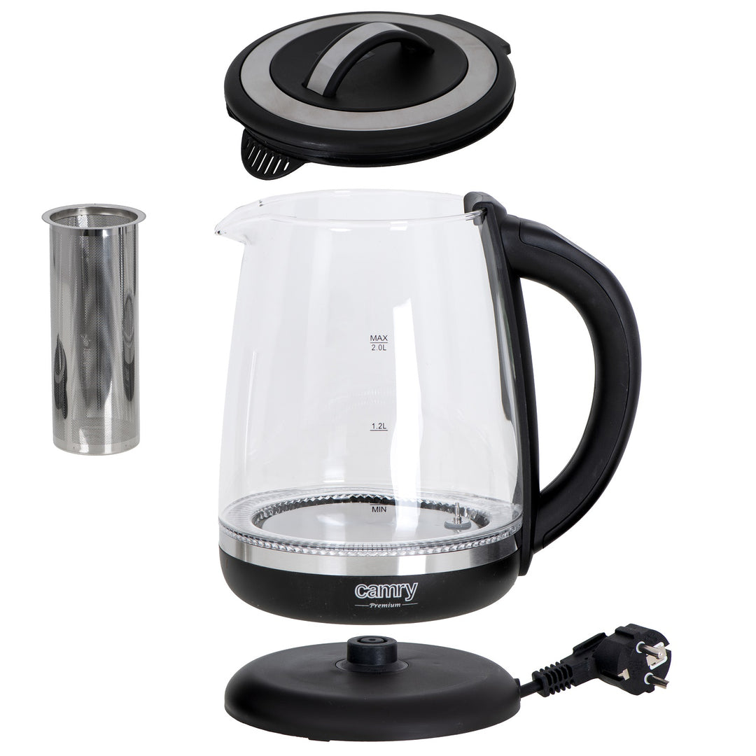 Théière avec contrôle de température infuseur 2L Camry CR 1290