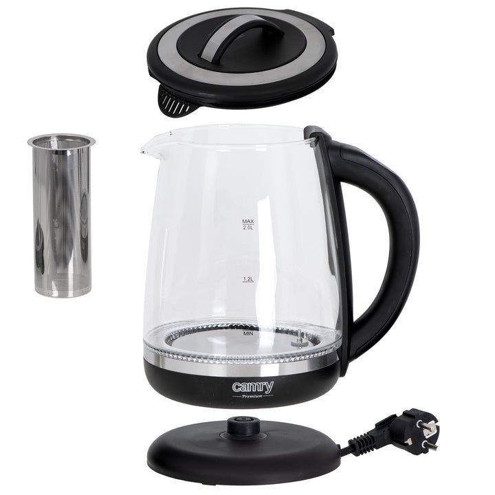 Théière avec contrôle de température infuseur 2L Camry CR 1290