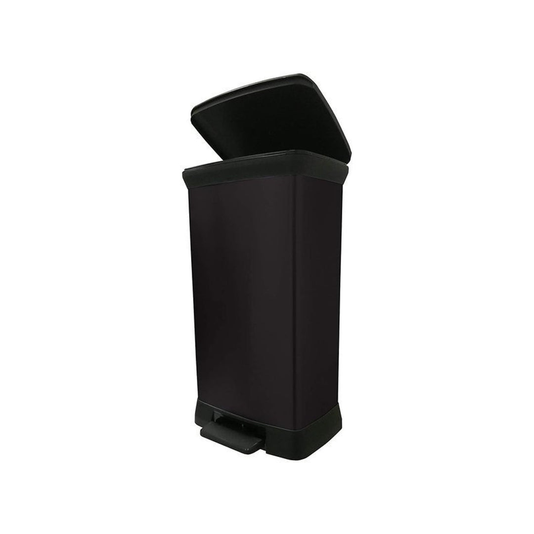 Metalen pedaalemmer CURVER DECO BIN 50L zwart