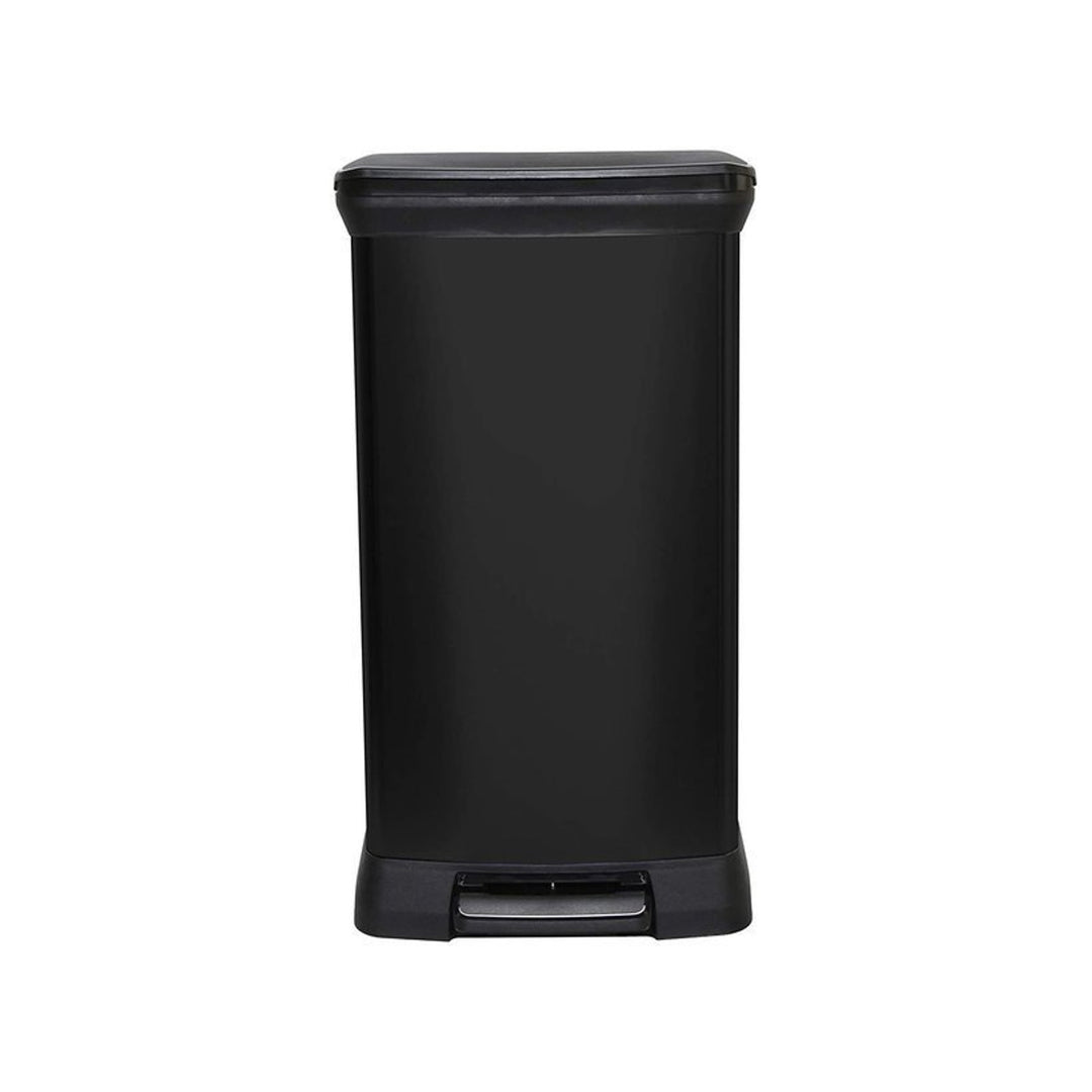 Metalen pedaalemmer CURVER DECO BIN 50L zwart