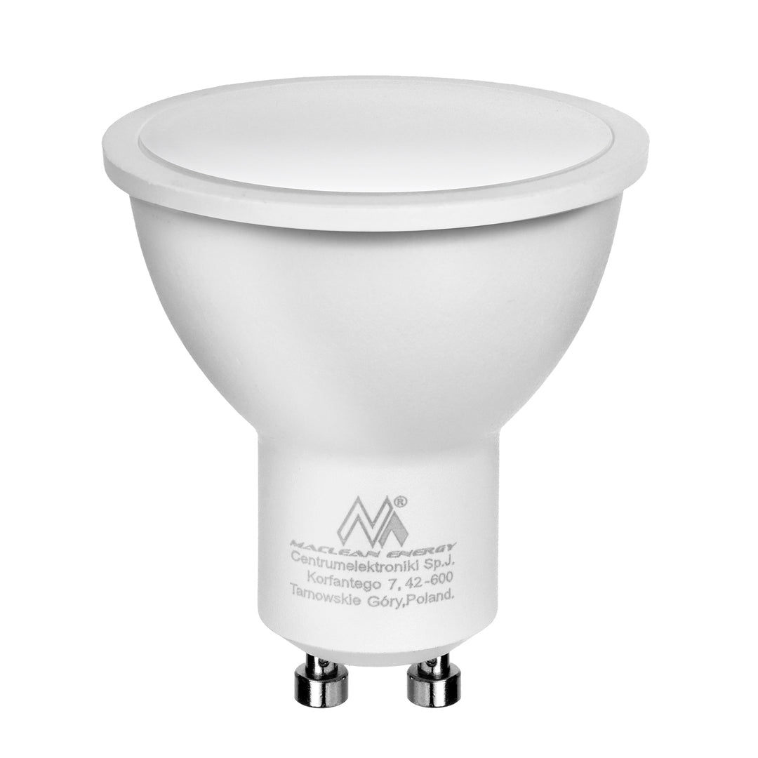 Ampoule LED GU10 5W Maclean Energy MCE435 WW blanc chaud