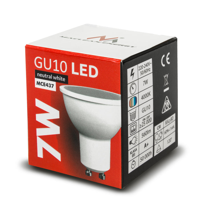 GU10 7W LED-lamp Maclean Energy MCE437 NW neutraal wit