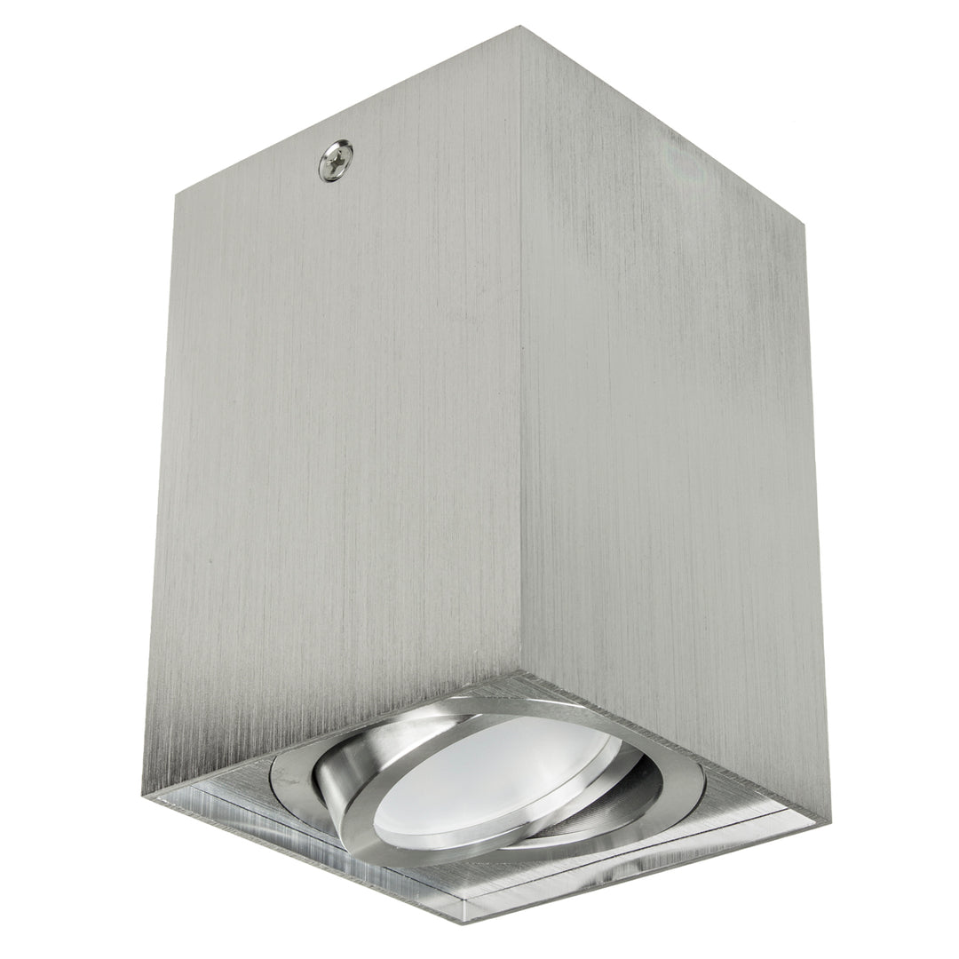 LED opbouwspot GU10 Maclean MCE426 vierkant chroom