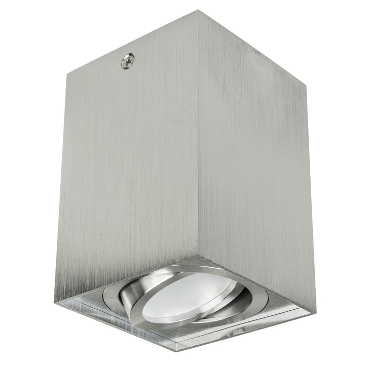 LED opbouwspot GU10 Maclean MCE426 vierkant chroom