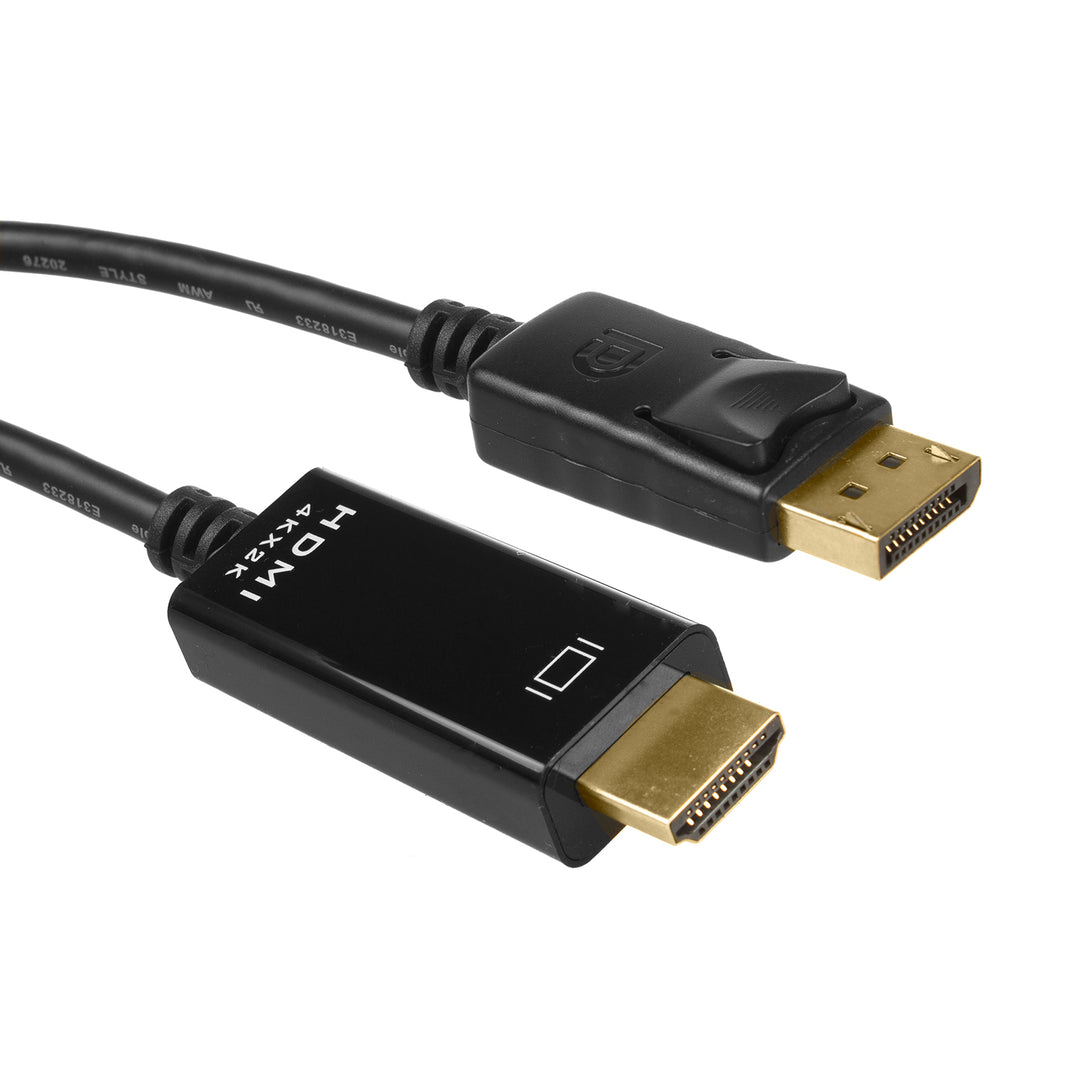 Câble DisplayPort (DP) vers HDMI 4K / 30Hz 1,8 m noir Maclean MCTV-714