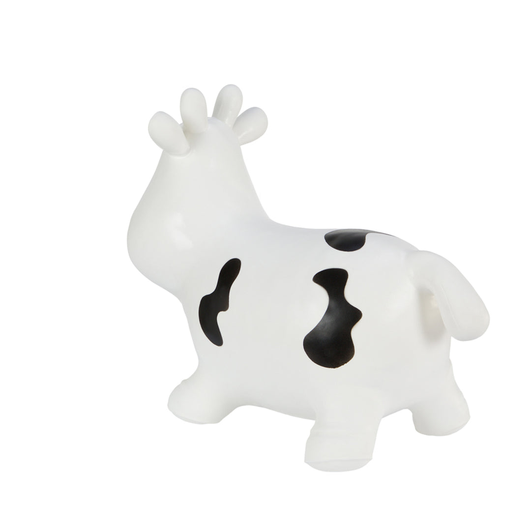 Hoppimals Tootiny Koe Hoge kwaliteit opblaasbare rubberen springspeelgoedpomp inclusief wit