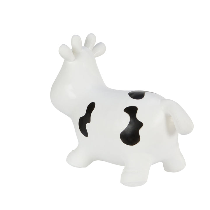 Hoppimals Tootiny Koe Hoge kwaliteit opblaasbare rubberen springspeelgoedpomp inclusief wit