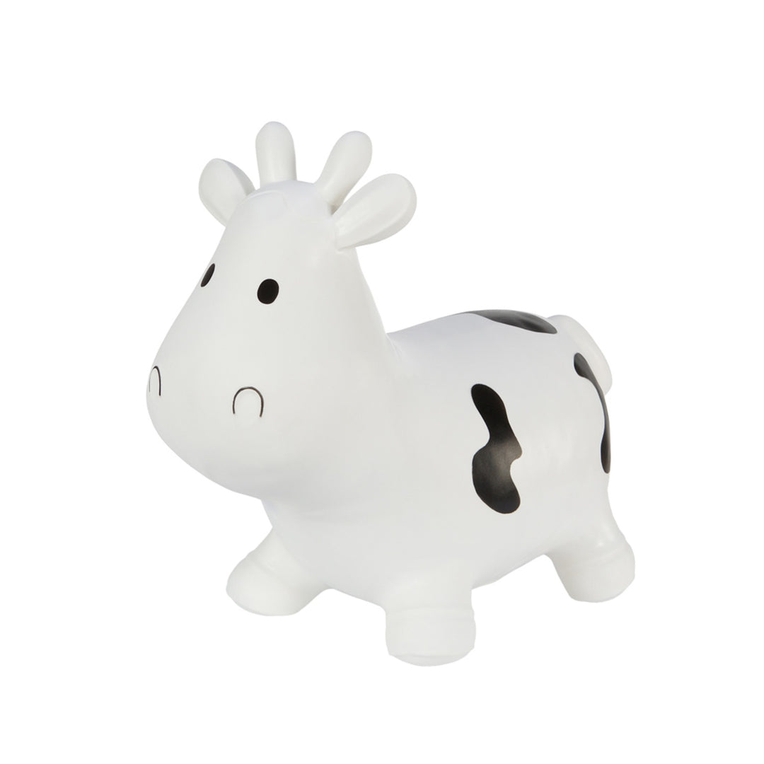 Hoppimals Tootiny Koe Hoge kwaliteit opblaasbare rubberen springspeelgoedpomp inclusief wit