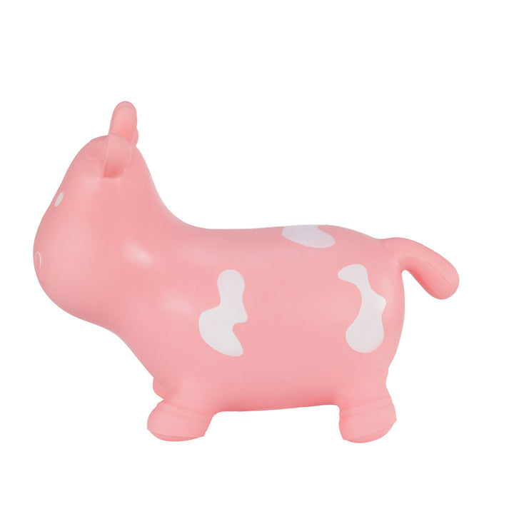 Pull en caoutchouc Hoppimals rose vache - un plaisir énorme et unique de sauter