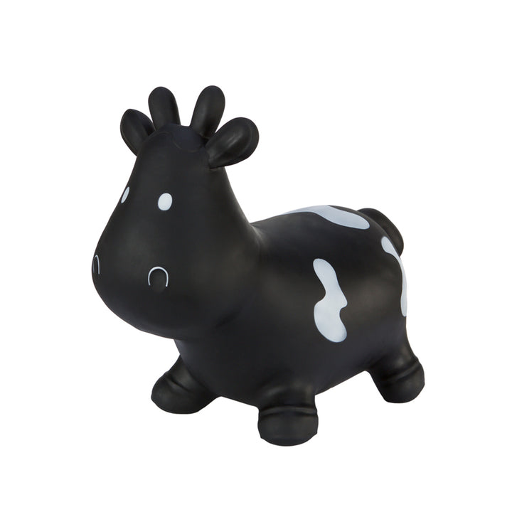 Pull en caoutchouc Hoppimals Black Cow - un plaisir énorme et unique de sauter