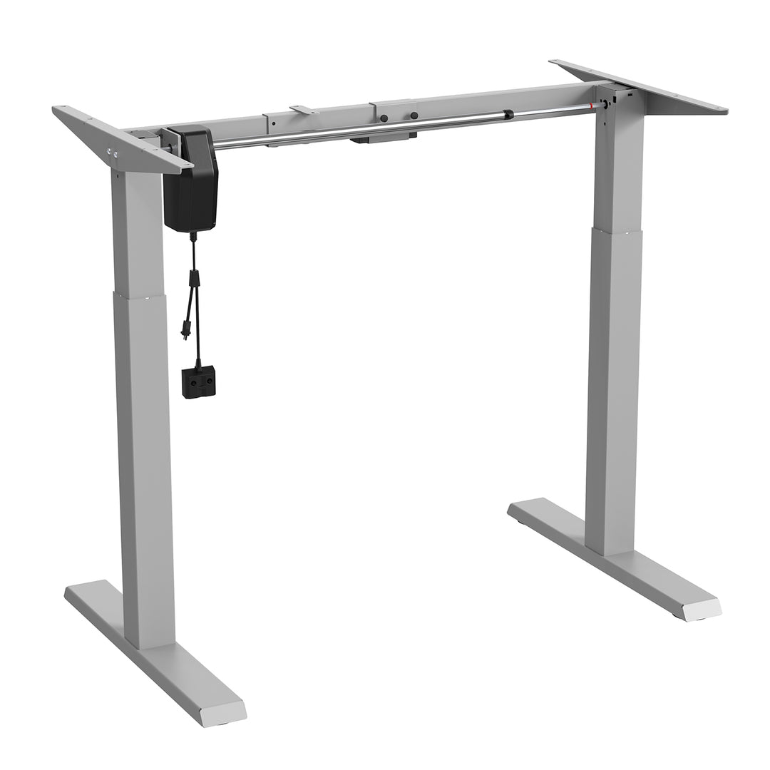 Ergo Office bureau électrique réglable en hauteur, hauteur max 123cm, max - 70 kg, sans plateau, gris, ER-403G